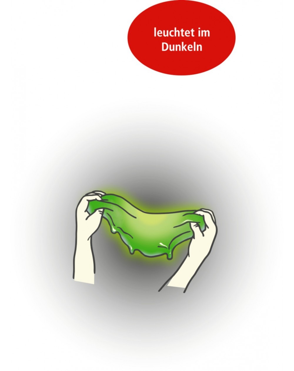 Doe-het-zelf slijm fluorescerend