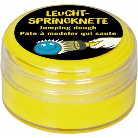 Stuiterende klei glow in the dark met oogjes