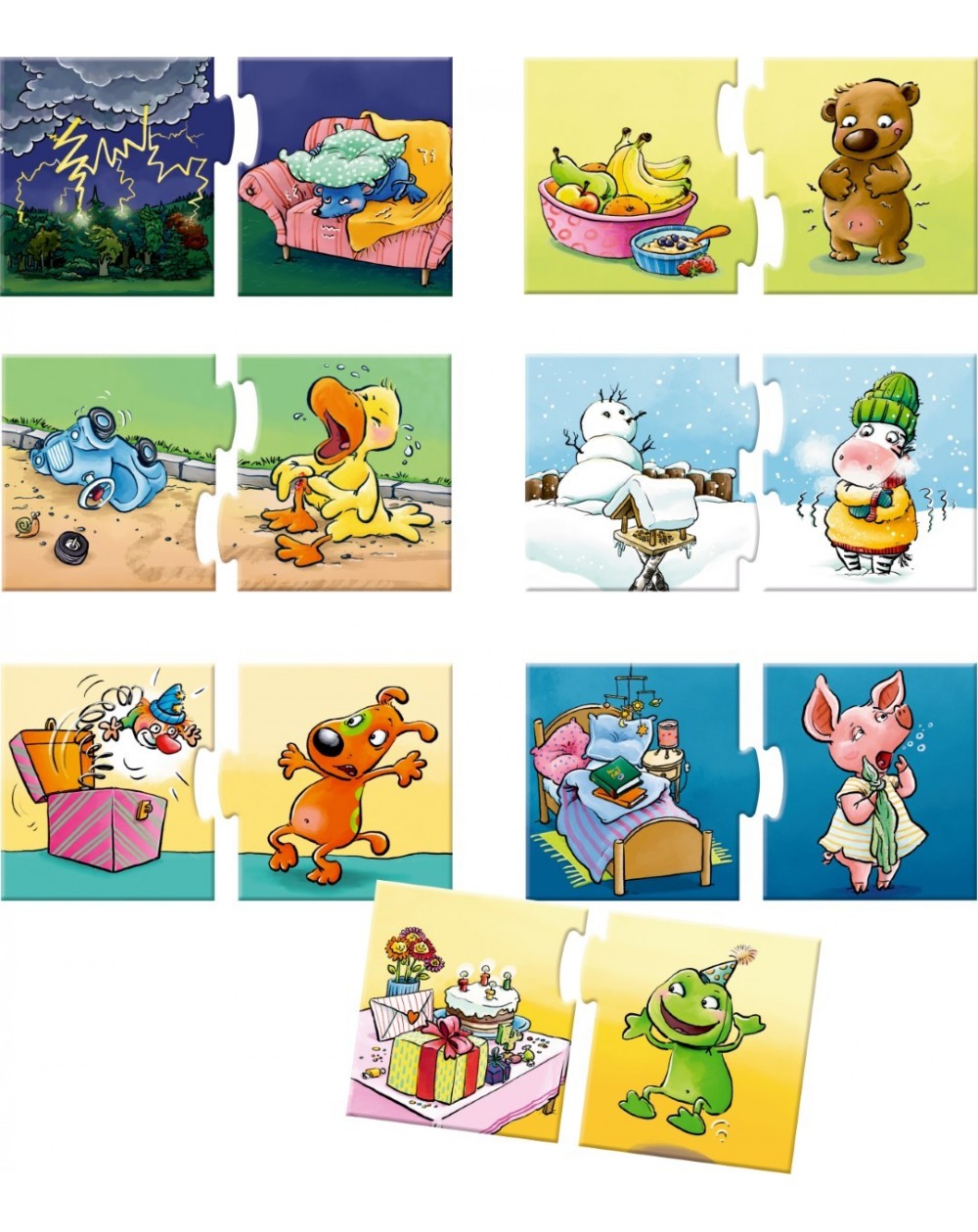 Puzzelset "Wie voelt wat?"