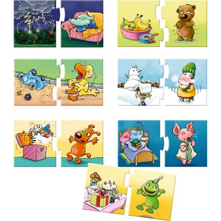 Puzzelset "Wie voelt wat?"