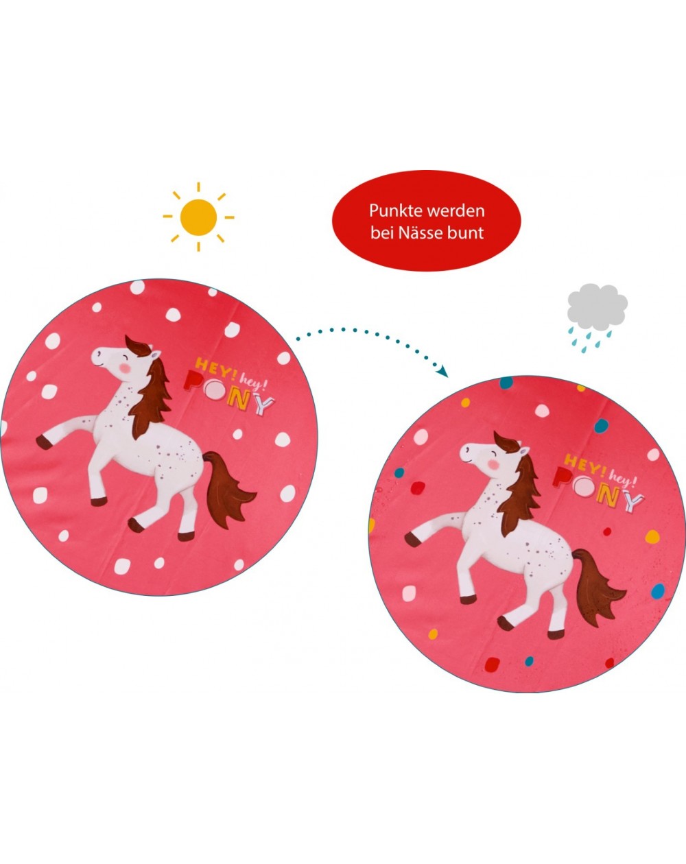 Magische paraplu pony