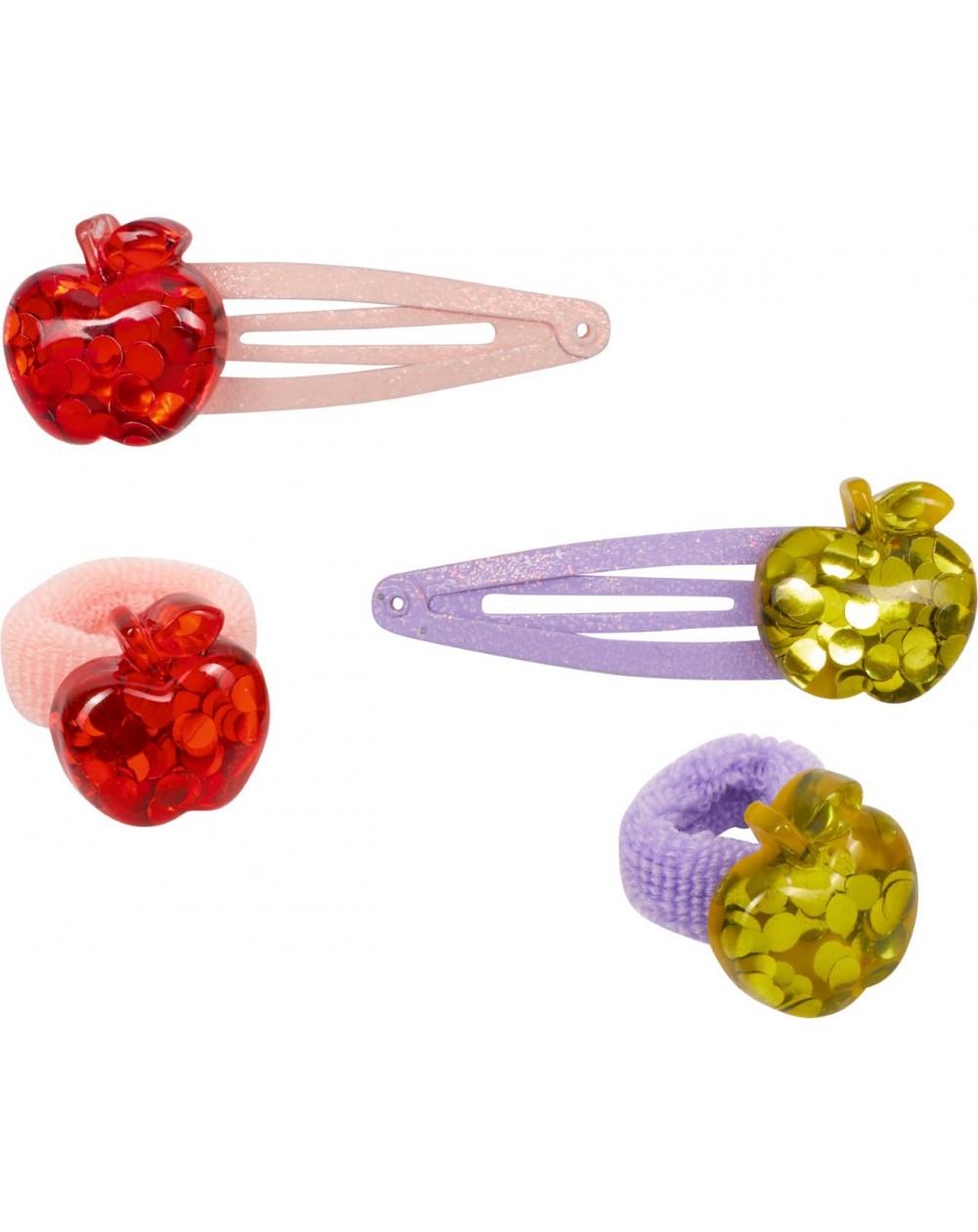 Haarclip + elestiek Appel