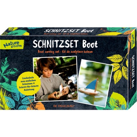 Houtsnijwerkset "boot" Nature Zoom