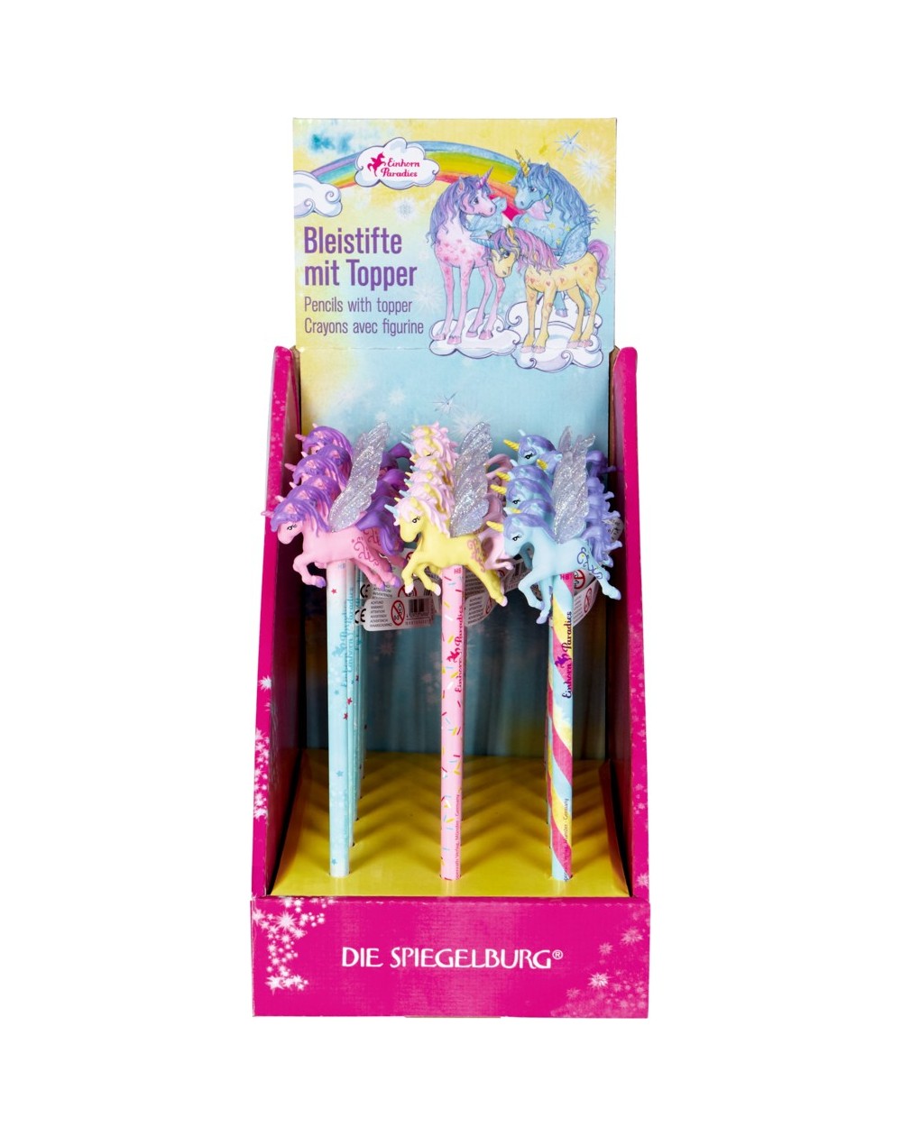 Potlood met figuurtje eenhoorn