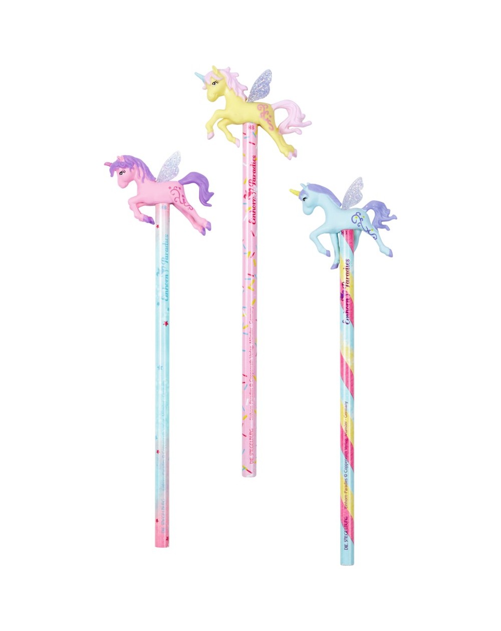 Potlood met figuurtje eenhoorn