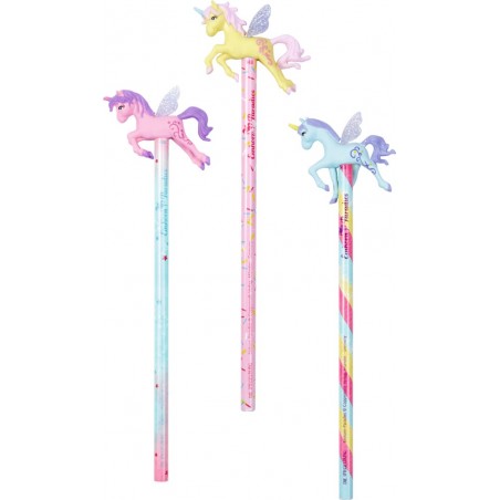 Potlood met figuurtje eenhoorn