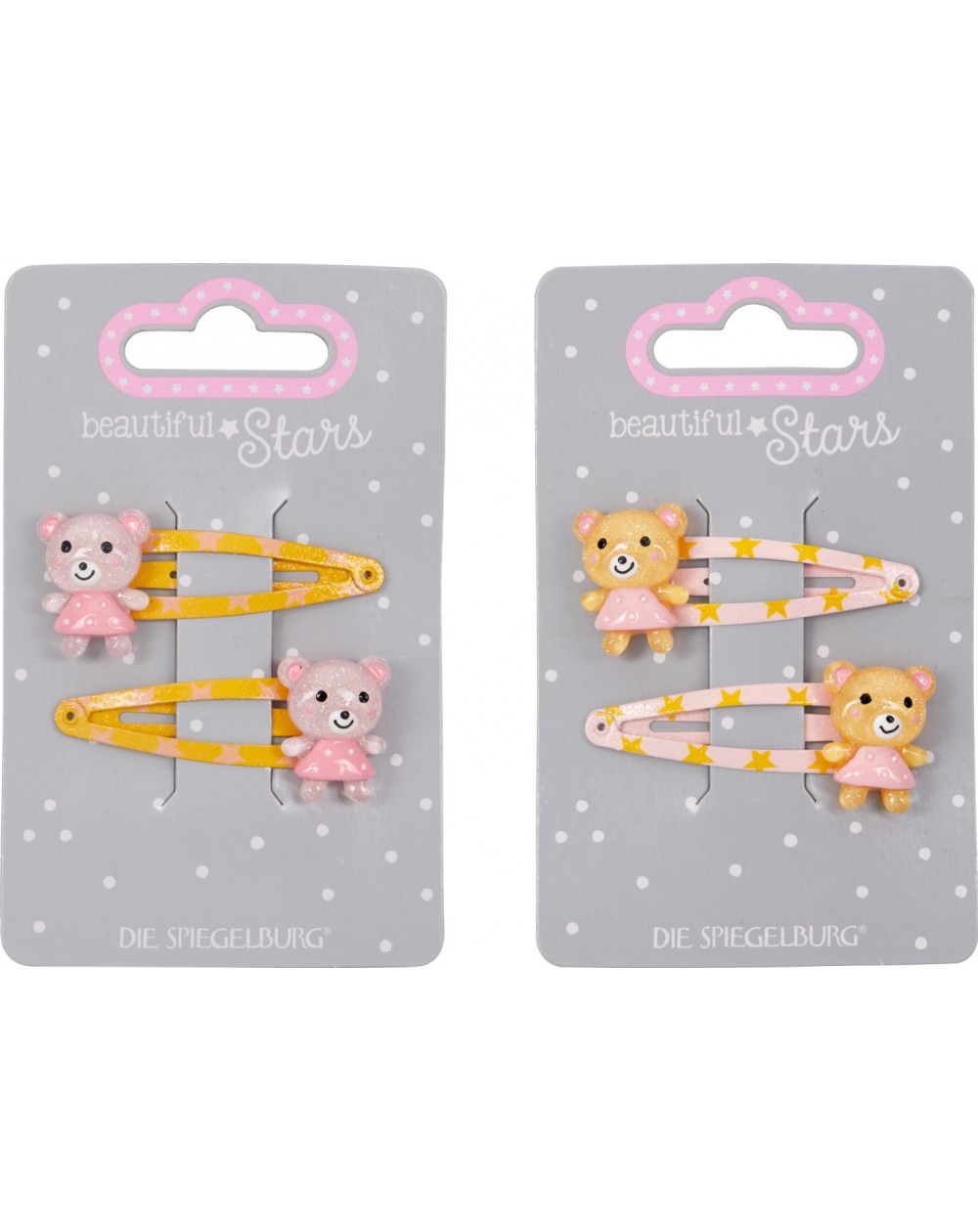 Haarclip Kleurrijke beren