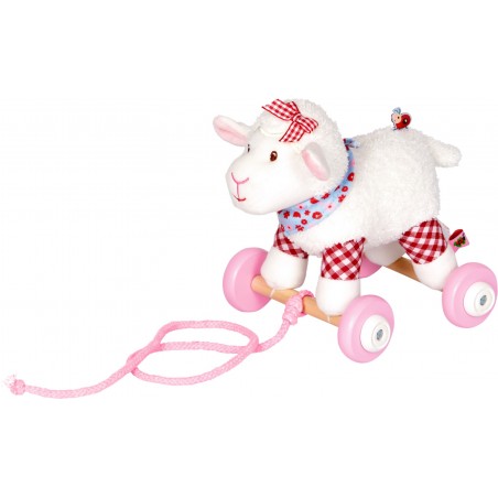 Lammetje op wieltjes