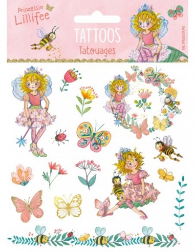 Tatoeages vlinder Lillifee tattoo