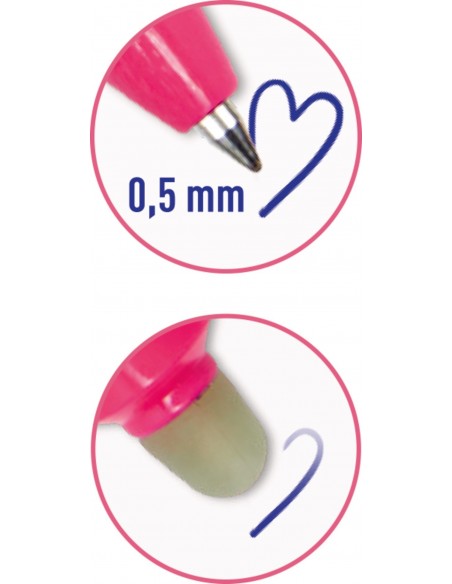 Uitwisbare gelpen paard met 2 reservevullingen