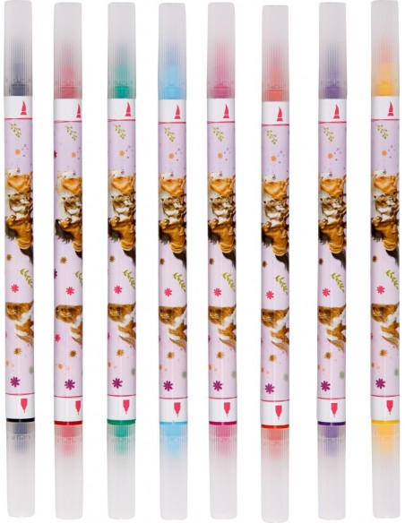 Dubbele handlettering pennen