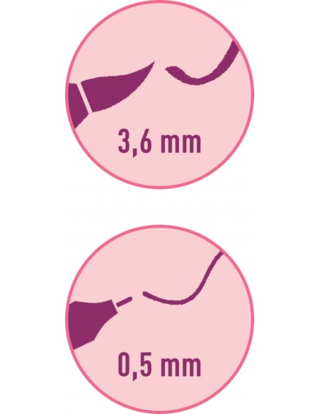 Dubbele handlettering pennen