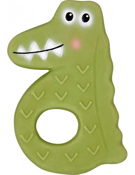 Rubberen bijtring Krokodil