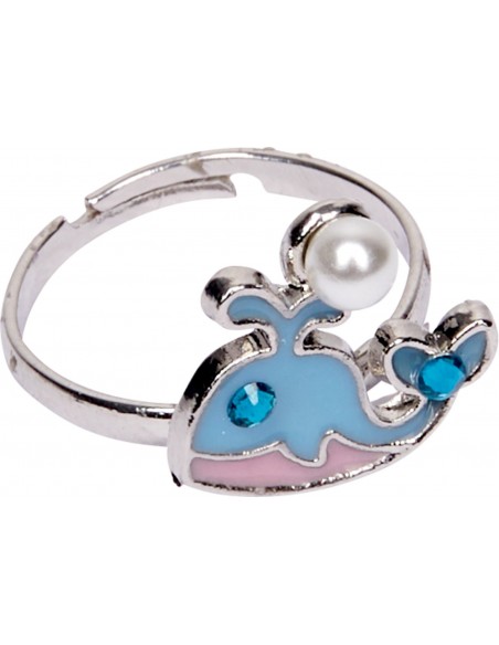 Verstelbaar metalen ringetje zeemeermin