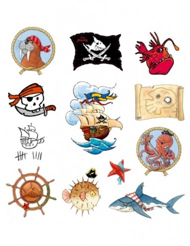 Tatoeages Piraat tattoo