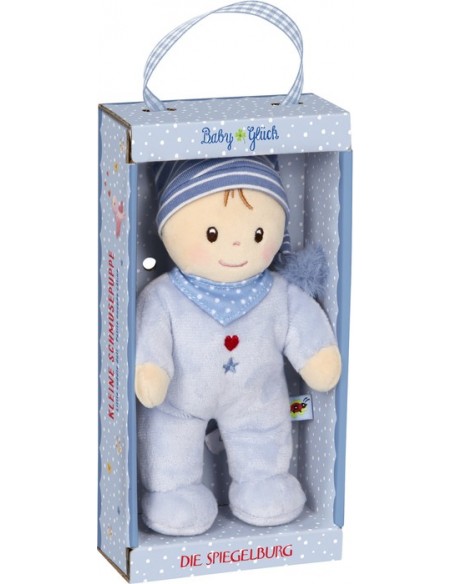 Kleine knuffelpop, lichtblauw