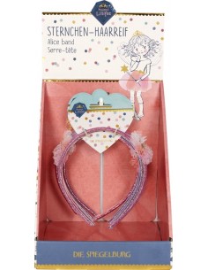 Diadeem met glitter knelt...