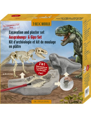 Uitgravings- en gips-Set T-Rex