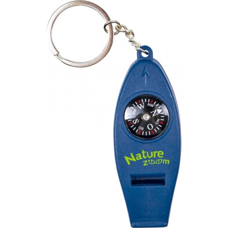 Multifunctioneel fluitje loep kompas thermometer