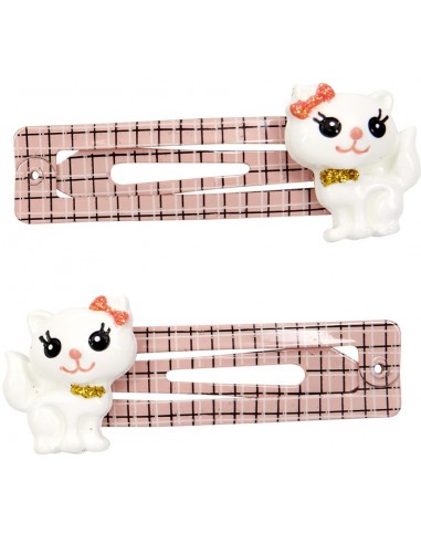 Metalen haarclips hond of kat set van 2