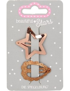 Haarclips koperkleurig