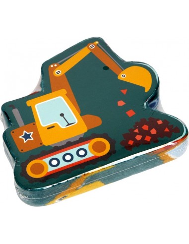 Magische handdoek graafmachine