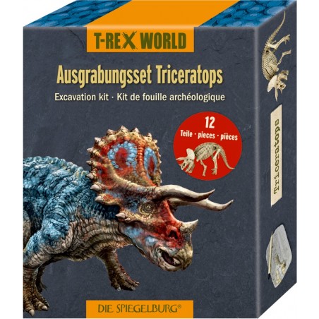 Uitgraafset Triceratops T-RexWorld