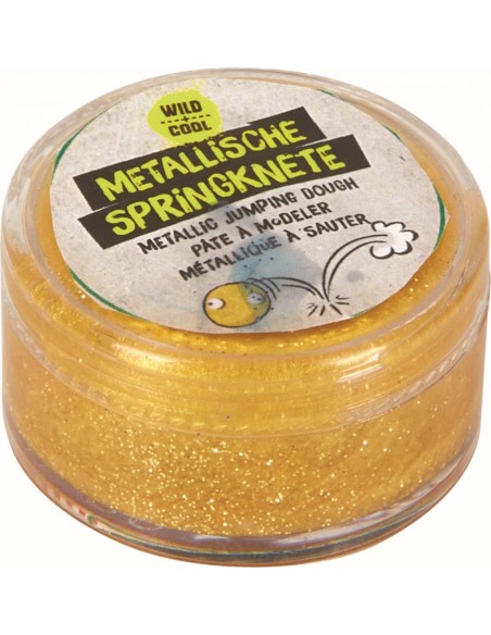 Stuiterende klei metallic met oogjes