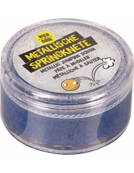 Stuiterende klei metallic met oogjes