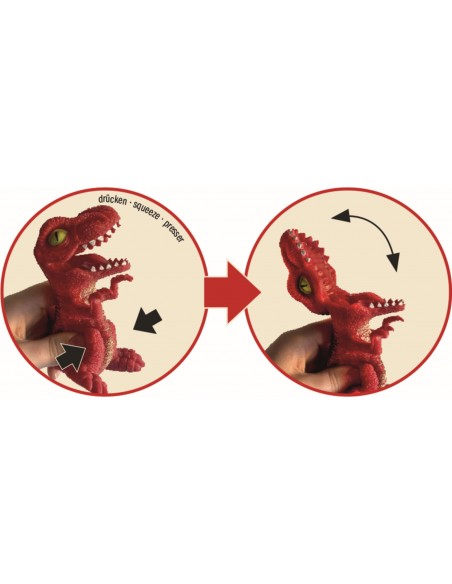 Bijtende dino met wel een heel grote bek 10 cm