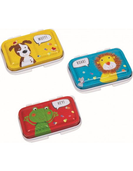 Mini verfdoosje op waterbasis met kwast