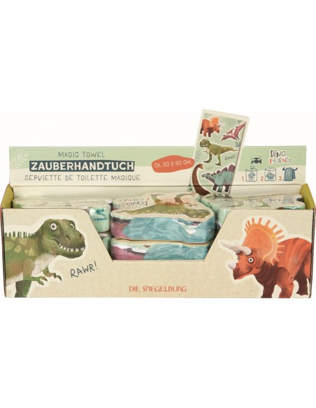 Magische handdoek Dino Friends