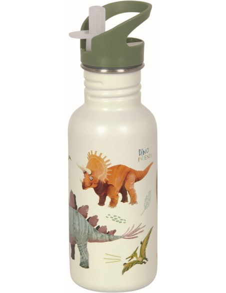 Edelstaalfles Dino vrienden