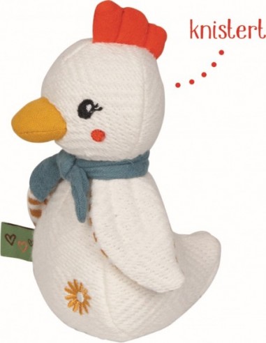 Knuffel knispert kip