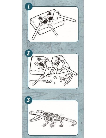 Grote krokodillen uitgraafset