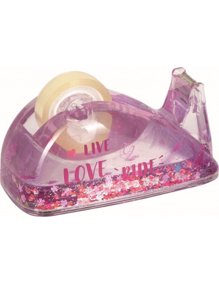 Plakbandhouder met glitter