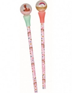 Glitterbal kleurpotlood