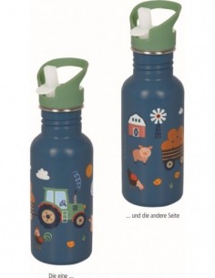 RVS fles Tractor Ed.2 (0,5 l) 2