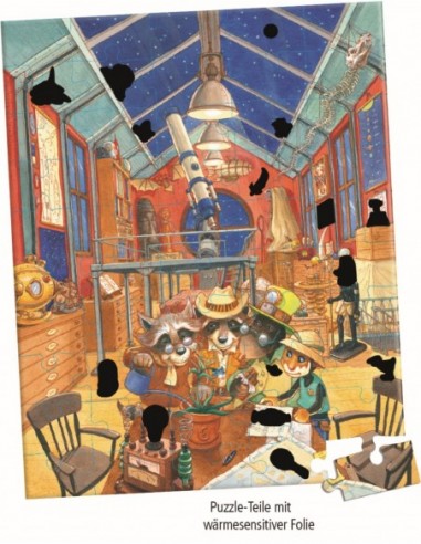 Memopuzzel met wrijfplaatjes (50 stukjes)