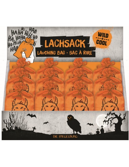 Griezelige lachzak 13 cm