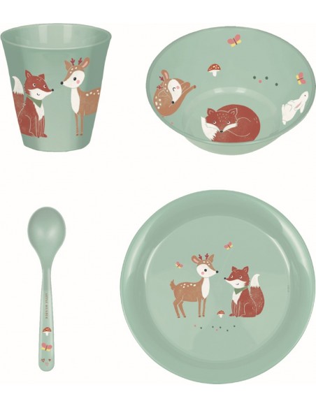 Servies cadeauset vos & hert