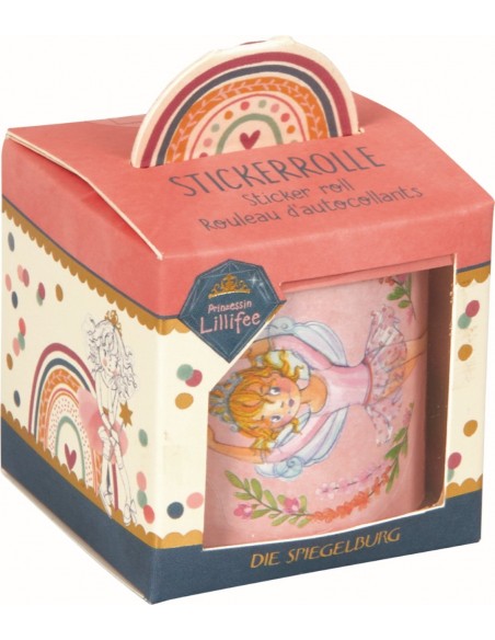 Stickers op rol Lillifee en eenhoorn met goudfolie