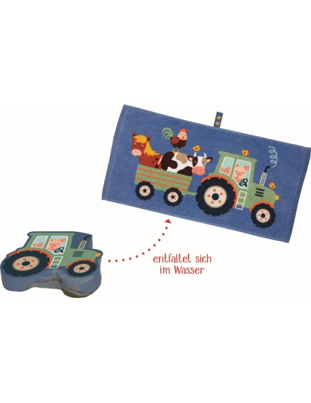 Magische handdoek Tractor