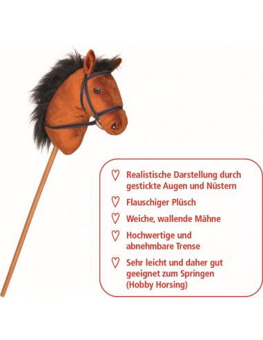 Stokpaardje Dusty 105 cm