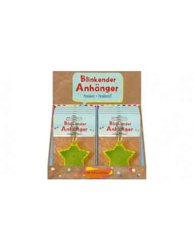 Reflector sleutelhanger LED voor fiets ster