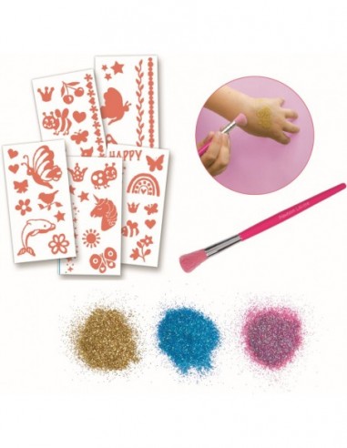 DIY tatoeages glitter Lillifee tattoo