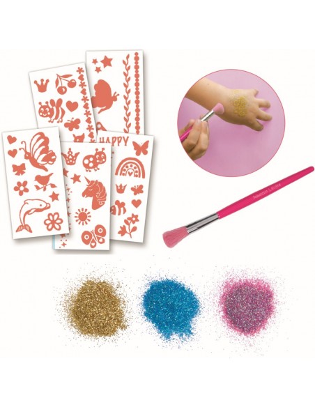 DIY tatoeages glitter Lillifee tattoo