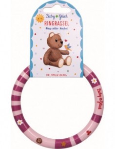 Bijtring rammelaar roze