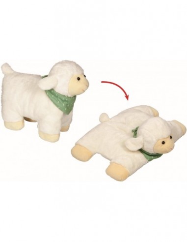 Knuffelkussen schaap Heide