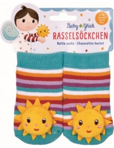 Babysokjes rammelaar zonnetje